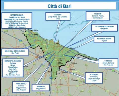 Capriati, Strisciuglio, Parisi, Diomede: la storia dei 22 clan criminali di Bari